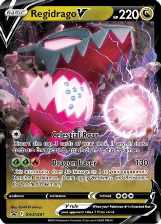 [PKM] Regidrago V (SWSH281) [Sword & Shield: Black Star Promos]