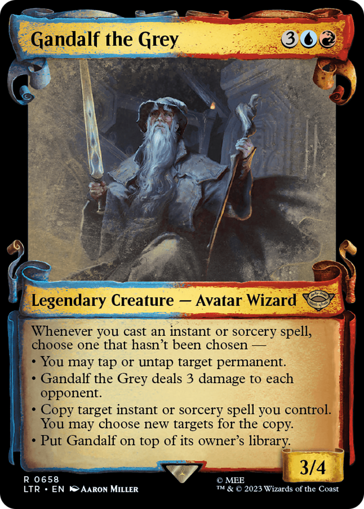{R} Gandalf the Grey [The Lord of the Rings: Tales of Middle-Earth Showcase Scrolls][LTR 658]