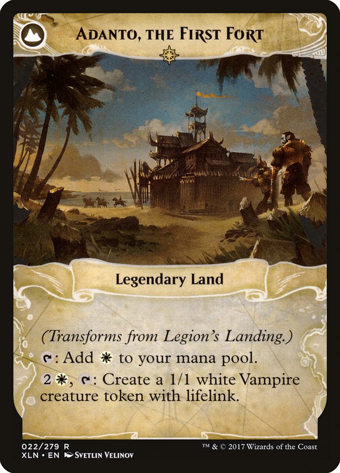 {R} Legion's Landing // Adanto, the First Fort [Ixalan][XLN 022]