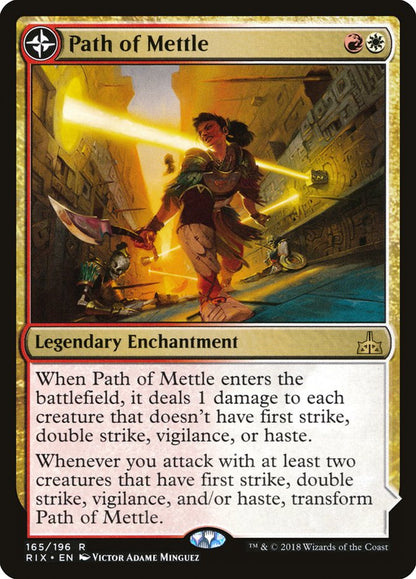 {R} Path of Mettle // Metzali, Tower of Triumph [Rivals of Ixalan][RIX 165] - Misty Mountain Games
