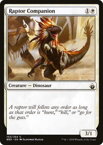 {C} Raptor Companion [Battlebond][BBD 102]