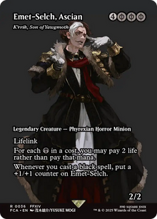 {R} K'rrik, Son of Yawgmoth - Emet-Selch, Ascian (Showcase) [FINAL FANTASY : Through the Ages][FCA 036]