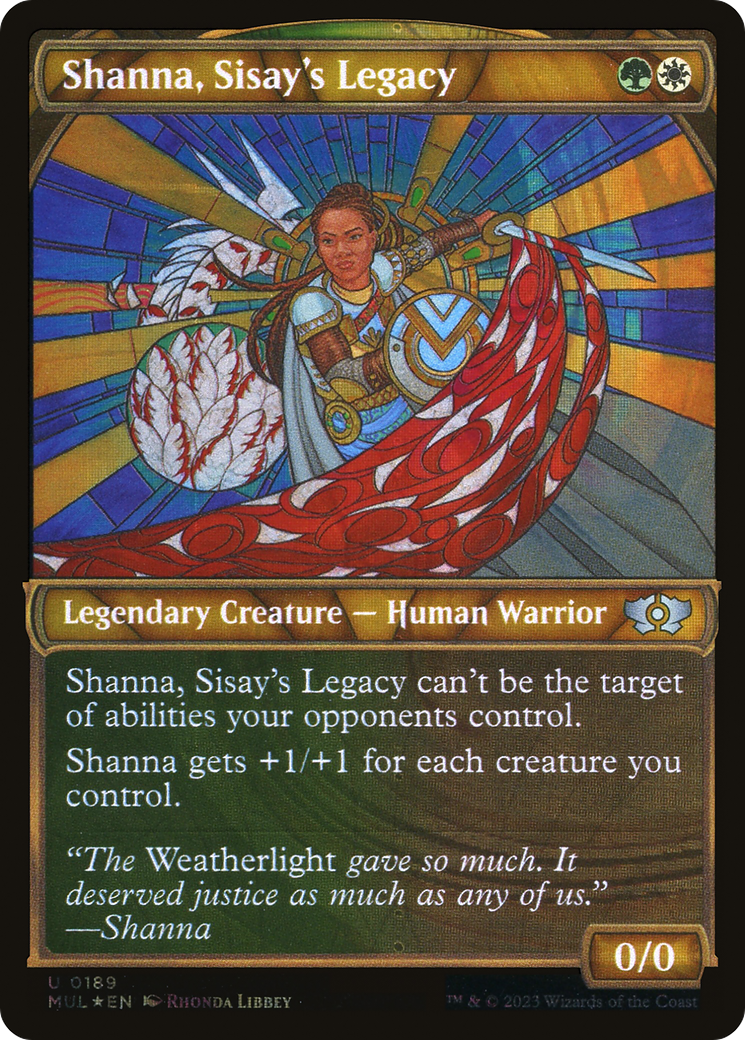 {C} Shanna, Sisay's Legacy (Halo Foil) [Multiverse Legends][MUL 189]