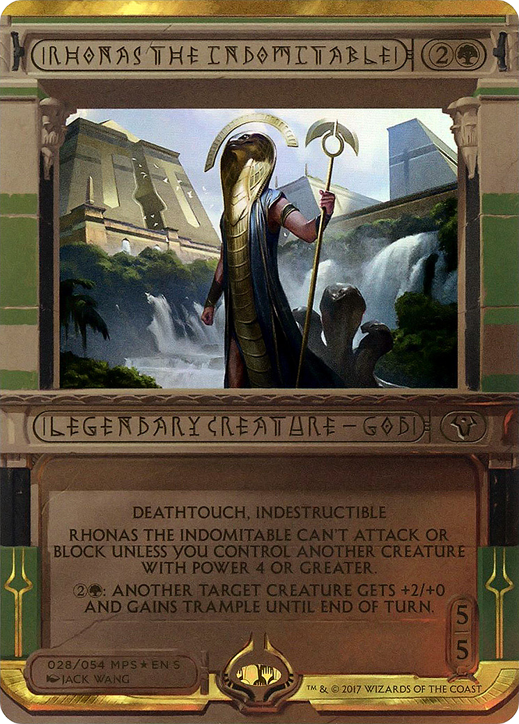 {R} Rhonas the Indomitable (Invocation) [Amonkhet Invocations][MP2 028] - Misty Mountain Games