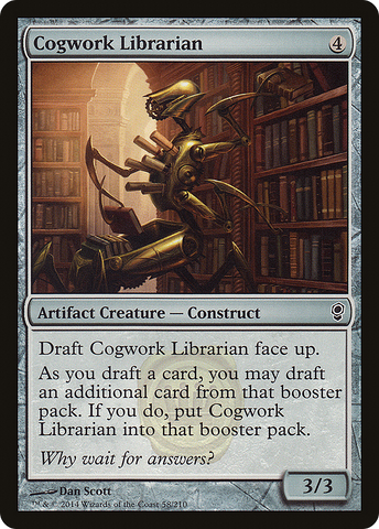 {C} Cogwork Librarian [Conspiracy][CNS 058]