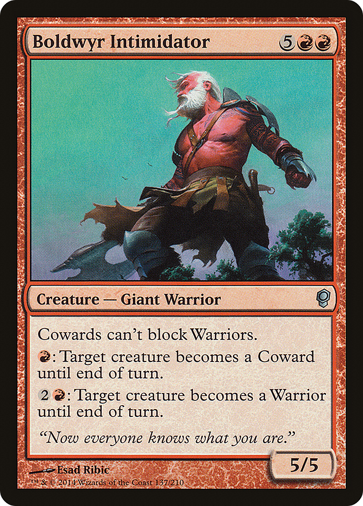 {C} Boldwyr Intimidator [Conspiracy][CNS 137]