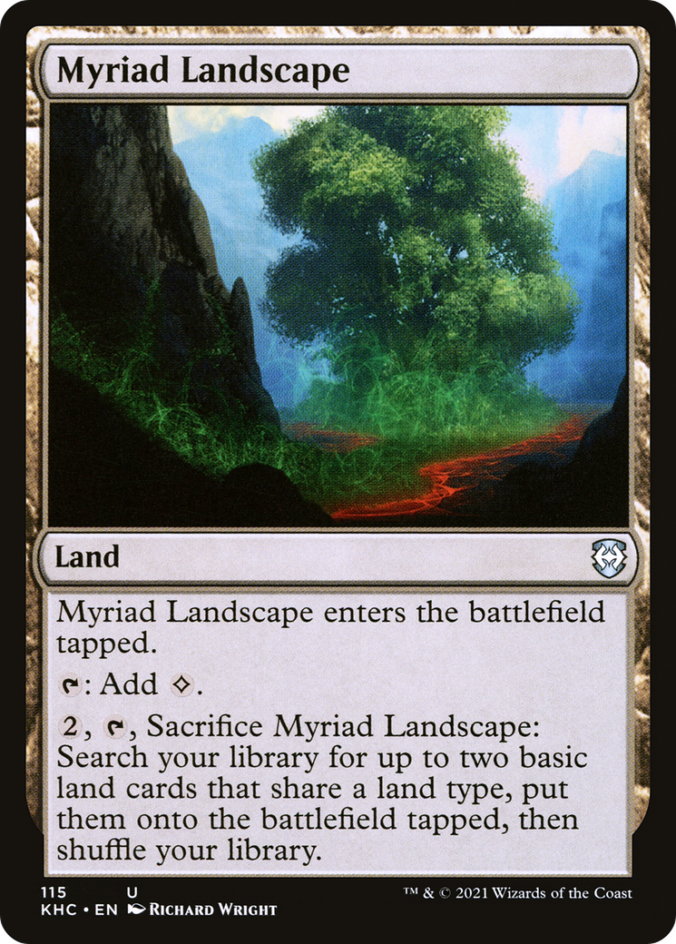 {C} Myriad Landscape [Kaldheim Commander][KHC 115]