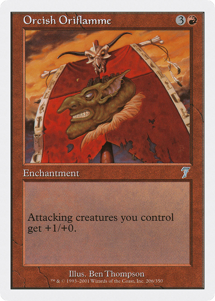 {C} Orcish Oriflamme [Seventh Edition][7ED 206]
