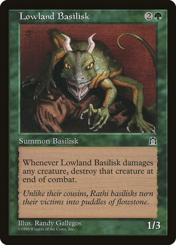 {C} Lowland Basilisk [Stronghold][STH 109]