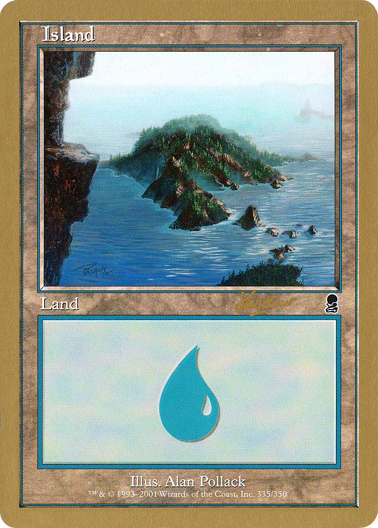 {B}[GB WC02 SHH335] Island (shh335) (Sim Han How) [World Championship Decks 2002]