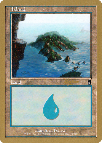 {B}[GB WC02 SHH335] Island (shh335) (Sim Han How) [World Championship Decks 2002]