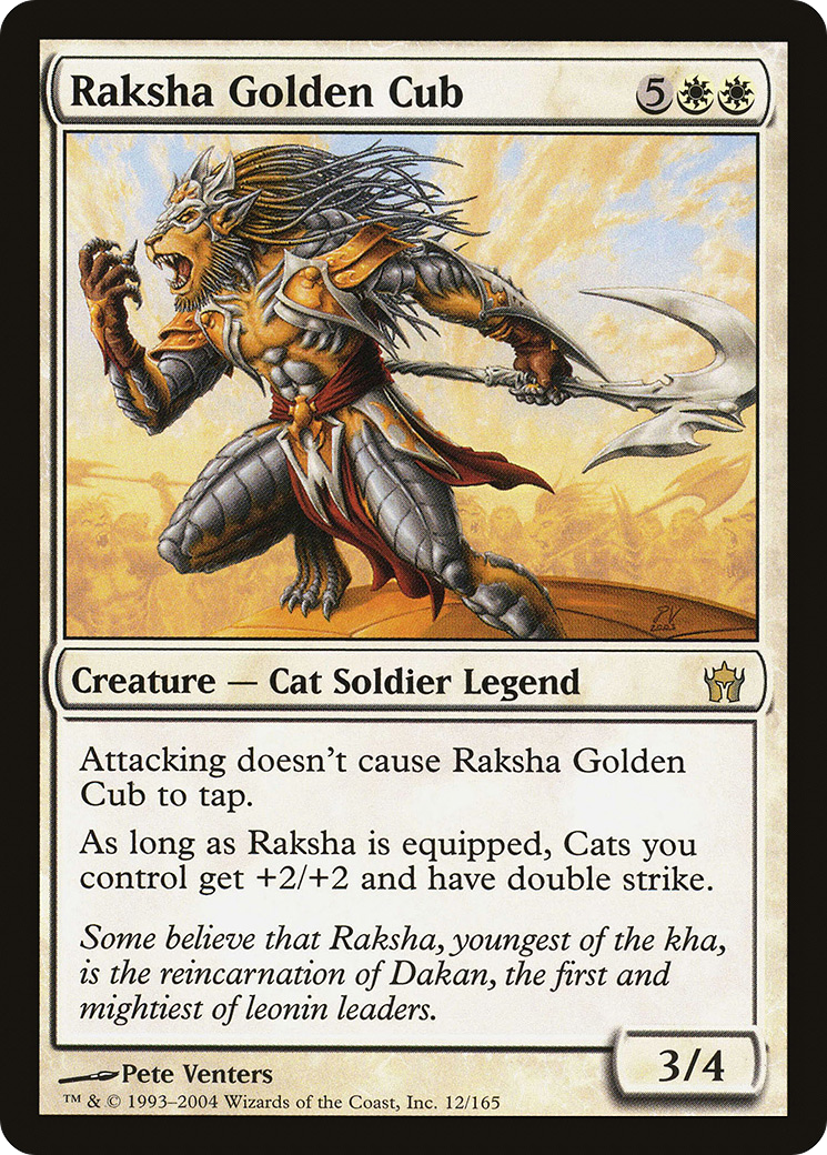 {R} Raksha Golden Cub [Fifth Dawn][5DN 012] - Misty Mountain Games