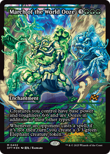 {@R} March of the World Ooze (Showcase) [Aetherdrift][DFT 402]