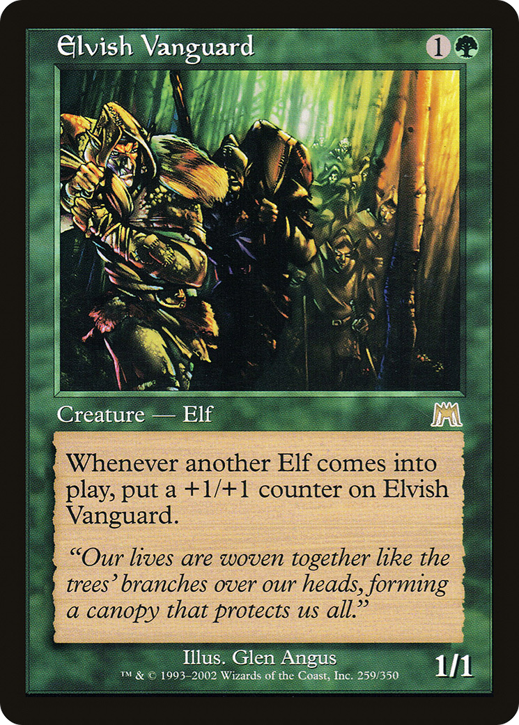 {R} Elvish Vanguard [Onslaught][ONS 259]
