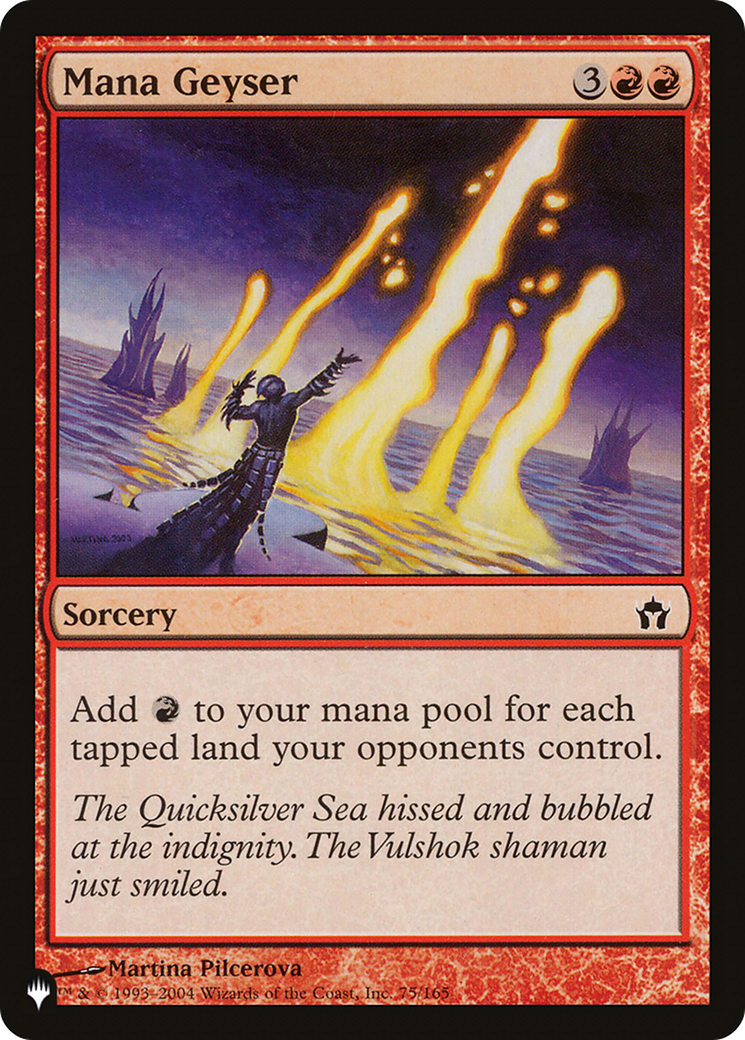 {C} Mana Geyser [The List][LS 5DN 075]
