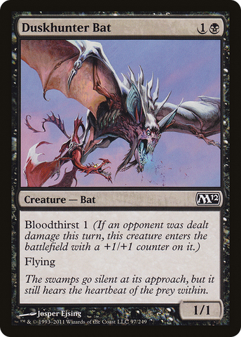 {C} Duskhunter Bat [Magic 2012][M12 097]