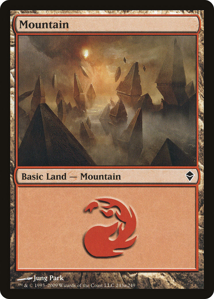 {B}[ZEN 243] Mountain (243a) [Zendikar]