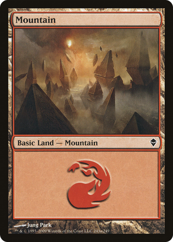 {B}[ZEN 243] Mountain (243a) [Zendikar]