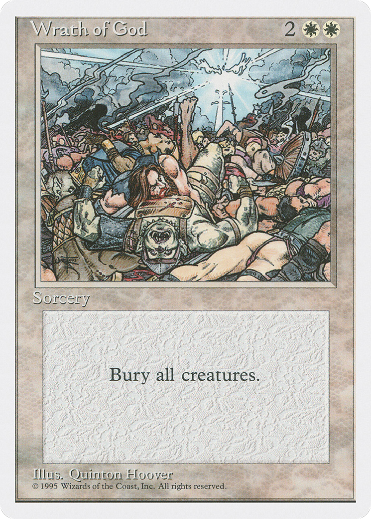 {R} Wrath of God [Fourth Edition][4ED 058]
