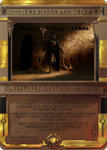 {R} The Scarab God (Invocation) [Amonkhet Invocations][MP2 053]
