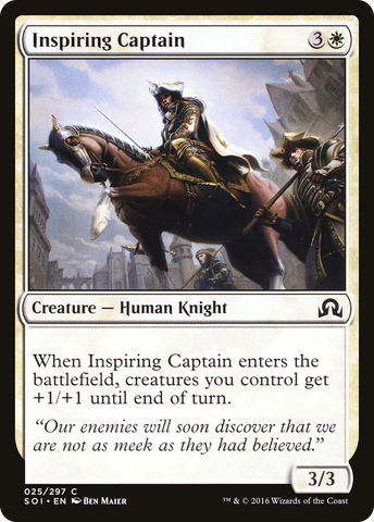 {C} Inspiring Captain [Shadows over Innistrad][SOI 025]