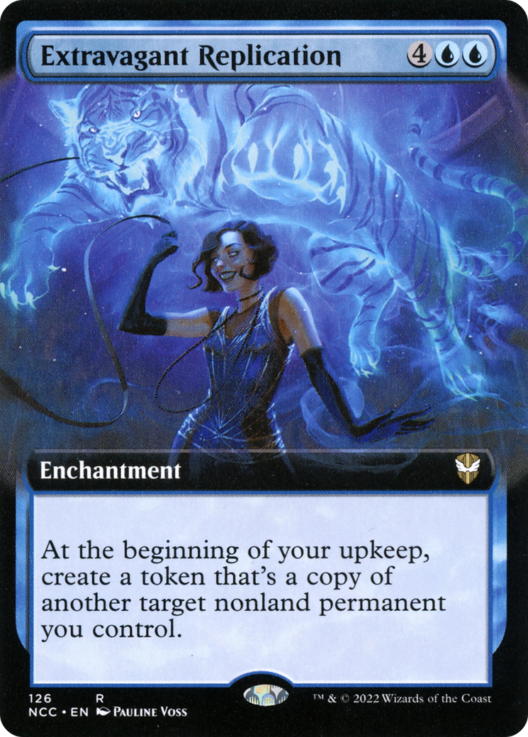 {R} Extravagant Replication (Extended Art) [Streets of New Capenna Commander][NCC 126]