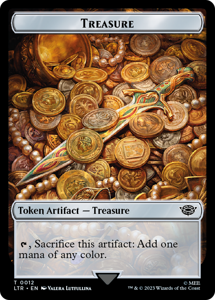 {T} Food (10) // Treasure Double-Sided Token [The Lord of the Rings: Tales of Middle-Earth Tokens][TLTR 10//12]