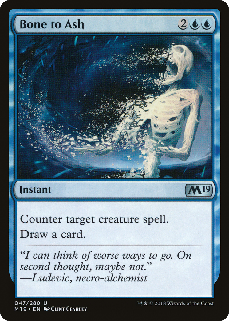{C} Bone to Ash [Core Set 2019][M19 047]
