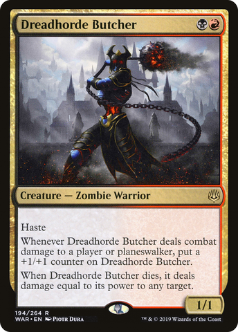 {R} Dreadhorde Butcher [War of the Spark][WAR 194]