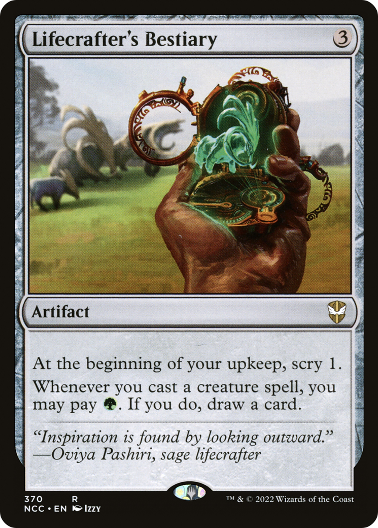 {R} Lifecrafter's Bestiary [Streets of New Capenna Commander][NCC 370]