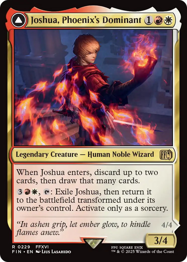 {@R} Joshua, Phoenix's Dominant [FINAL FANTASY][FIN 229]