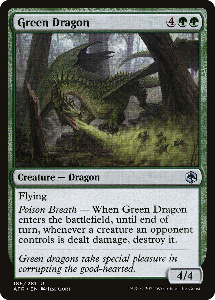 {C} Green Dragon [Dungeons & Dragons: Adventures in the Forgotten Realms][AFR 186]