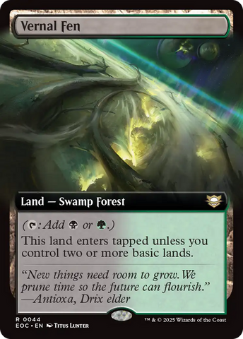 {@@ EOC R} Vernal Fen (Extended Art) [Edge of Eternities Commander][EOC 044]