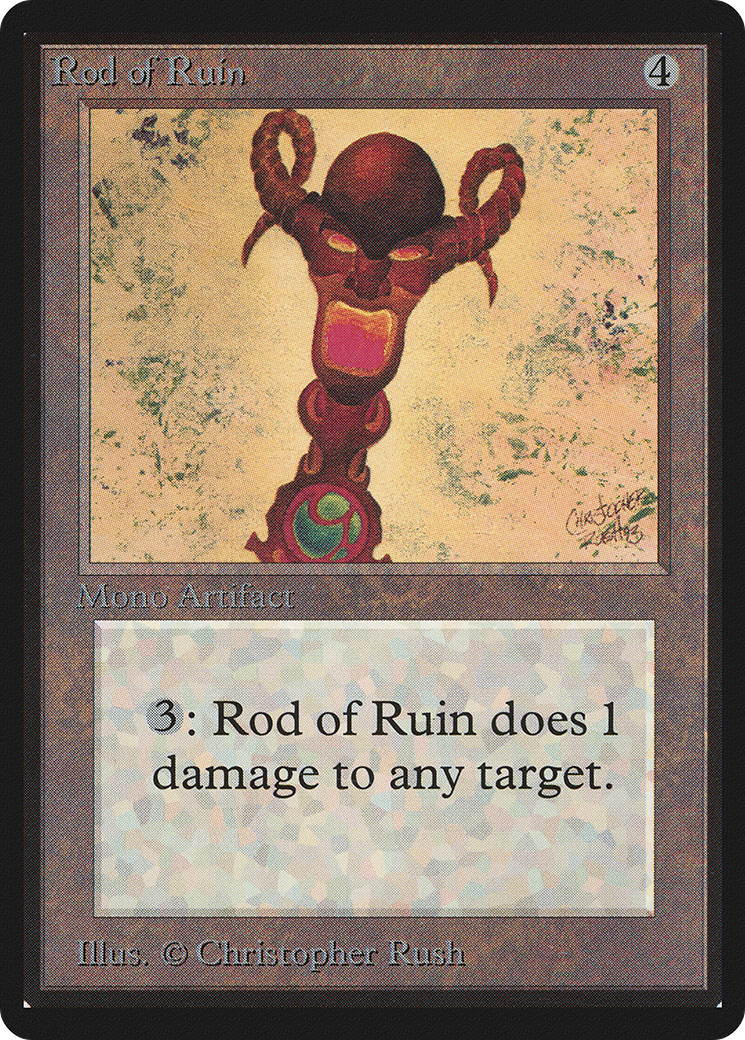 {C} Rod of Ruin [Beta Edition][LEB 269] - Misty Mountain Games