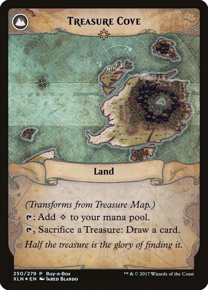 {R} Treasure Map // Treasure Cove (Buy-A-Box) [Ixalan Treasure Chest][PA PXTC 250] - Misty Mountain Games