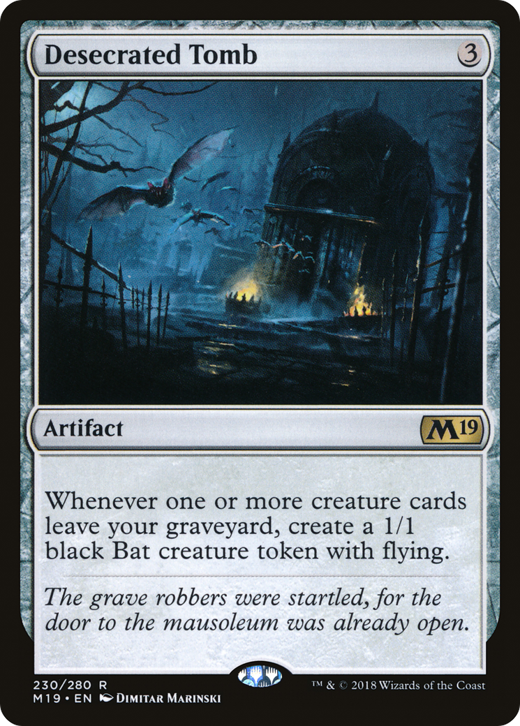 {R} Desecrated Tomb [Core Set 2019][M19 230] - Misty Mountain Games