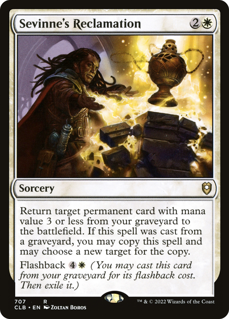 {R} Sevinne's Reclamation [Commander Legends: Battle for Baldur's Gate][CLB 707]
