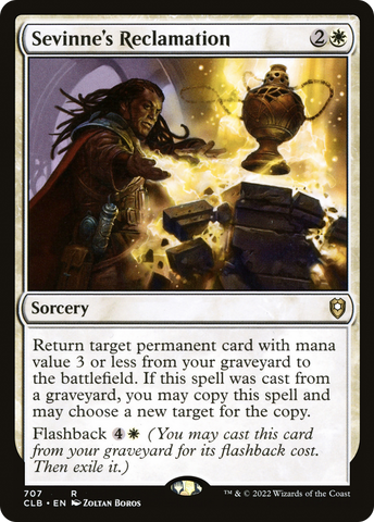 {R} Sevinne's Reclamation [Commander Legends: Battle for Baldur's Gate][CLB 707]