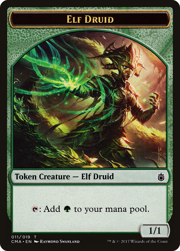 {T} Elf Druid Token [Commander Anthology Tokens][TCMA 011] - Misty Mountain Games