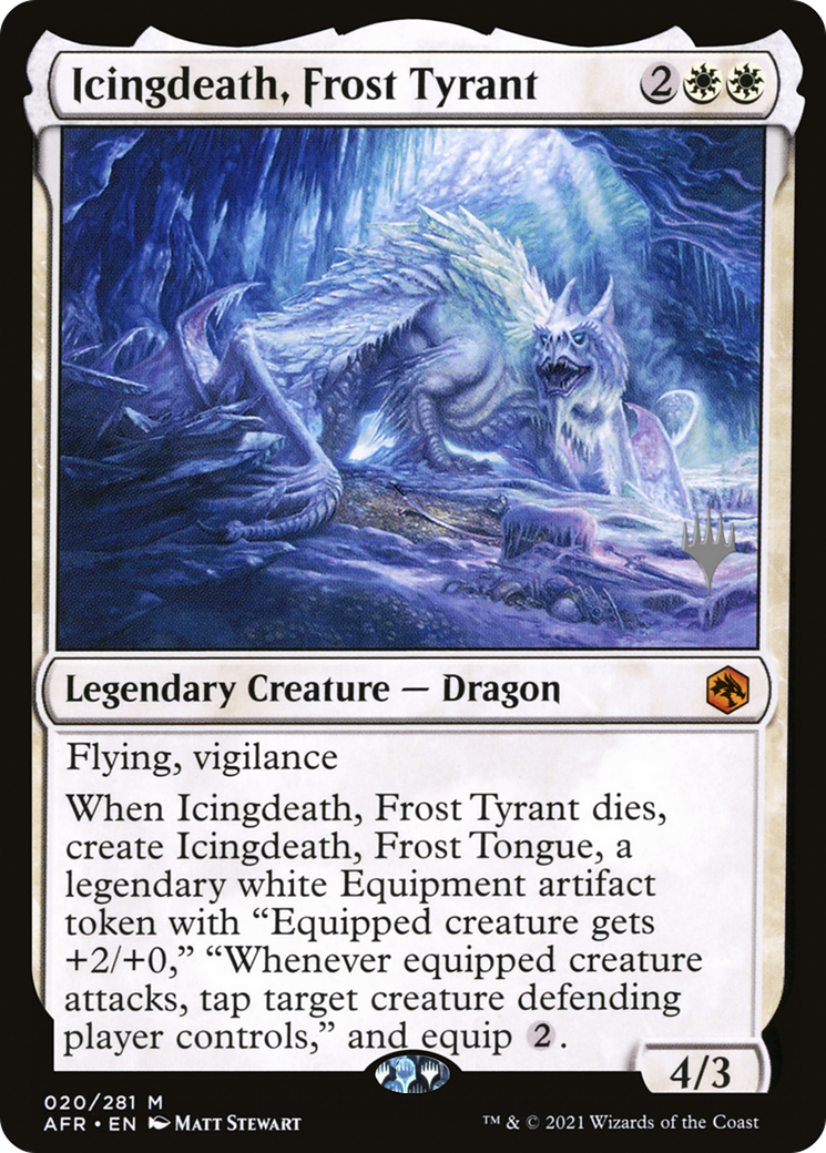 {R} Icingdeath, Frost Tyrant (Promo Pack) [Dungeons & Dragons: Adventures in the Forgotten Realms Promos][PP AFR 020]