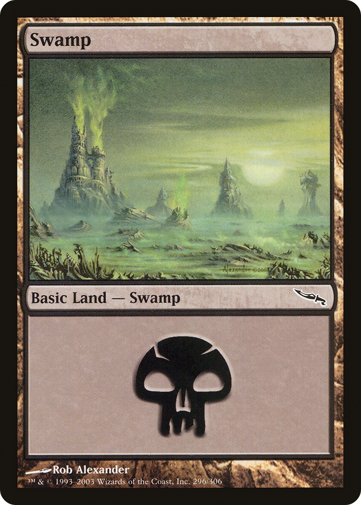 {B}[MRD 296] Swamp (296) [Mirrodin]