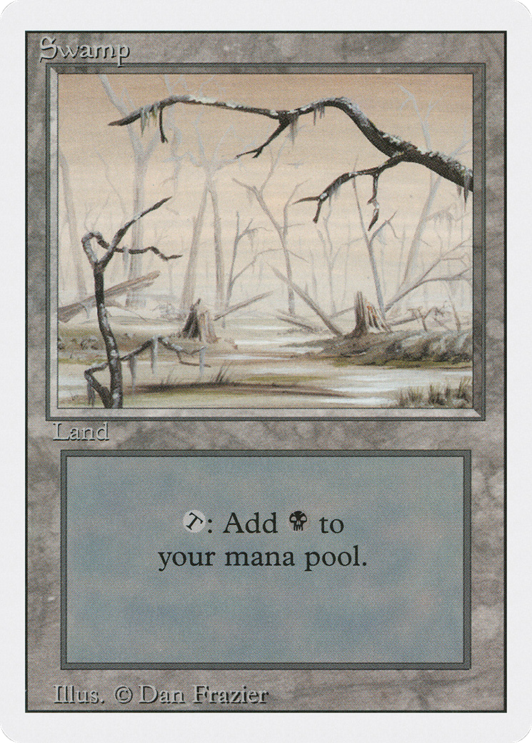 {B}[3ED 299] Swamp (299) [Revised Edition]