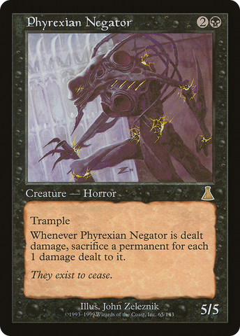 {R} Phyrexian Negator [Urza's Destiny][UDS 065]