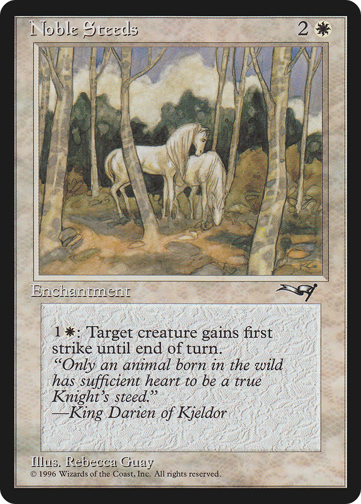 {C} Noble Steeds (Leg Raised) [Alliances][ALL 11A]
