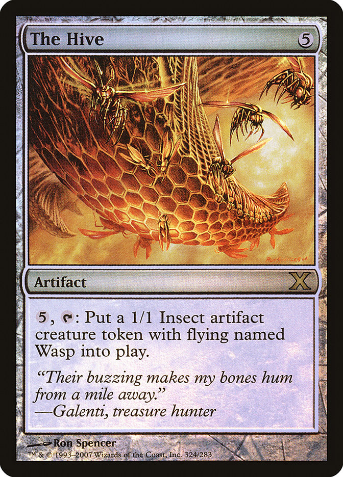 {R} The Hive (Premium Foil) [Tenth Edition][FP 10E 324]