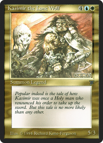 {C} Kasimir the Lone Wolf [Legends][LEG 237]