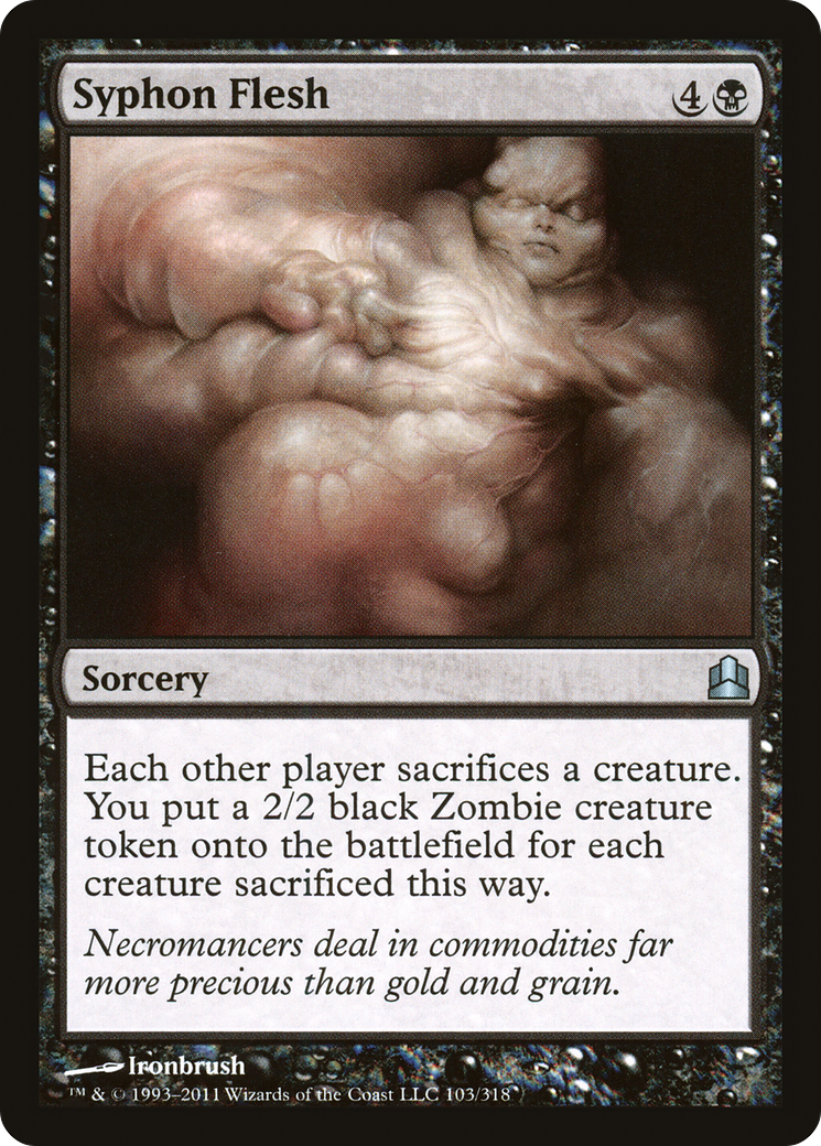 {C} Syphon Flesh [Commander 2011][CMD 103]