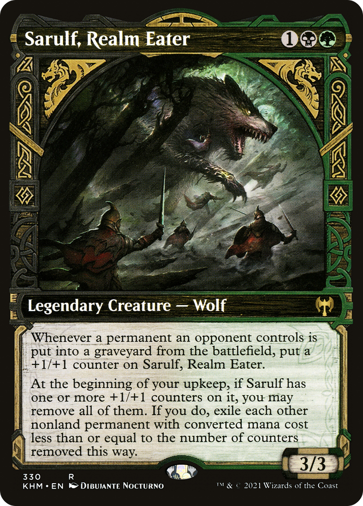 {R} Sarulf, Realm Eater (Showcase) [Kaldheim][KHM 330]
