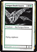 {R} Golgari Death Swarm (2021 Edition) [Mystery Booster Playtest Cards][CMB1 091]