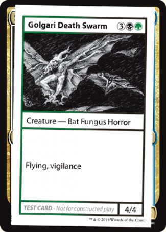 {R} Golgari Death Swarm (2021 Edition) [Mystery Booster Playtest Cards][CMB1 091]